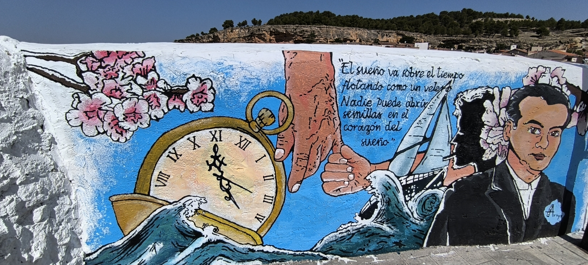 Albacete Ahora Mural de Federico García Lorca